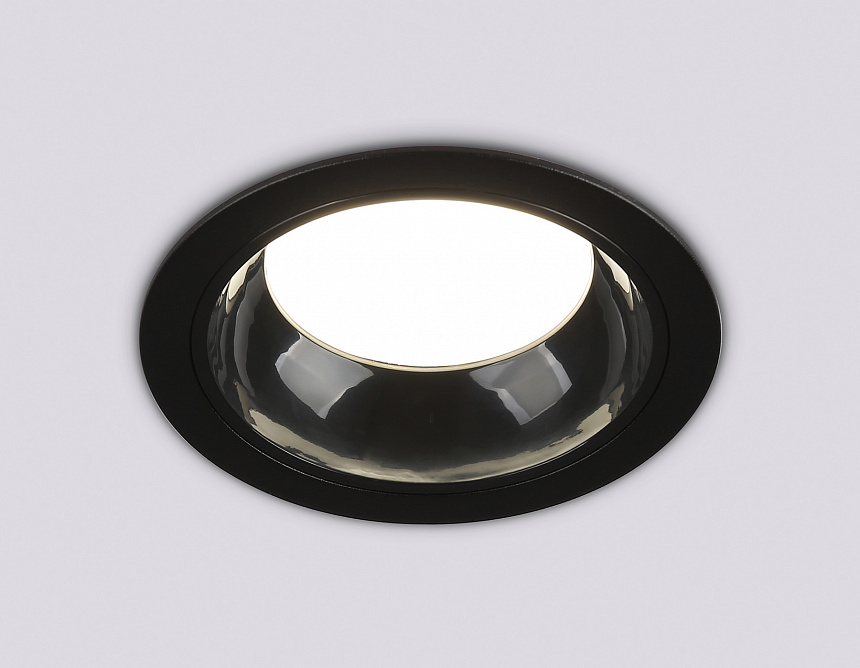 TN52336 SBK/GBK черный песок/черный глянец GX53 max 12W D115*25