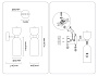 LH53327 BS/WH латунь/белый G9 max 25W 145*80*280