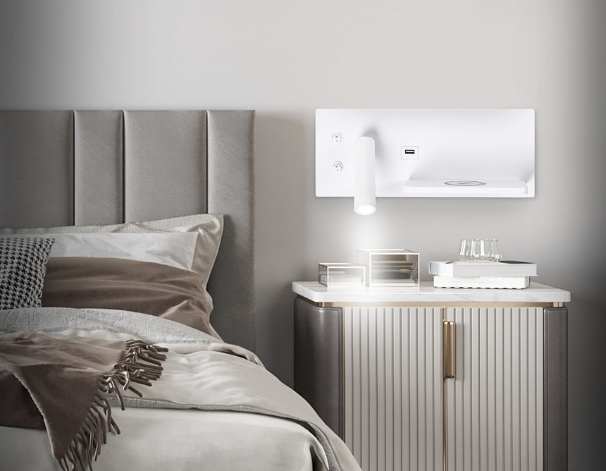 FW2971 SWH белый песок LED 3000K 5W+3W 300*120*115