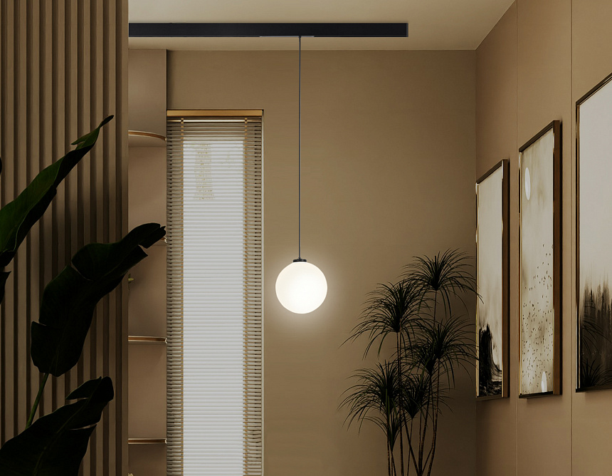 GL1442 BK/FR черный/белый матовый IP20 10W 3000K-6400K 220V 120° D120 H1500 (Без ПДУ)