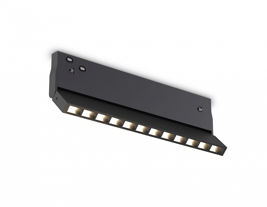 GL2360 BK черный IP20 10W 3CCT 3000/4200/6400K 48V 200*10*73