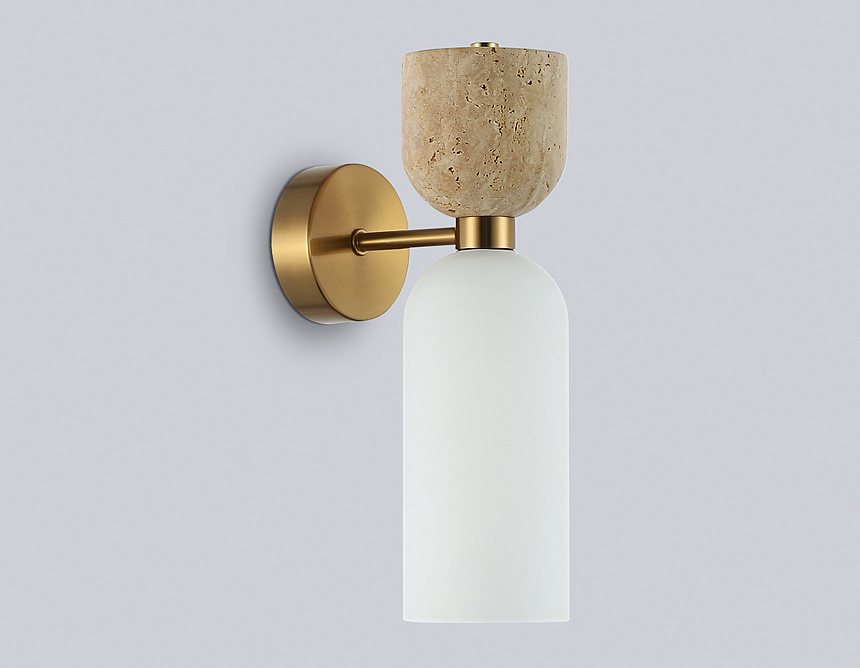 LH53327 BS/WH латунь/белый G9 max 25W 145*80*280