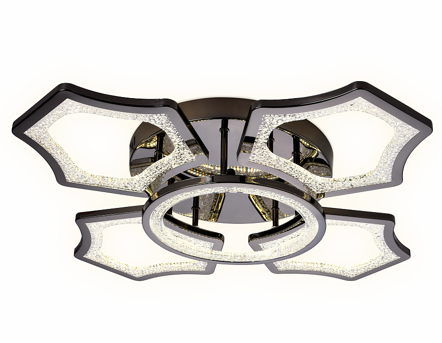 FA576/4+1 DCH черный хром 106W 620*620*120 (ПДУ РАДИО 2.4G)