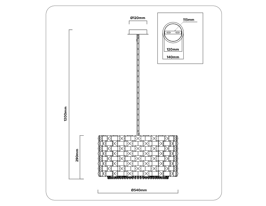 LH41003/12 BS/CL латунь/прозрачный E14*12 max 40W D540*290 LH41003/12 BS/CL латунь/прозрачный E14*12 max 40W D540*290