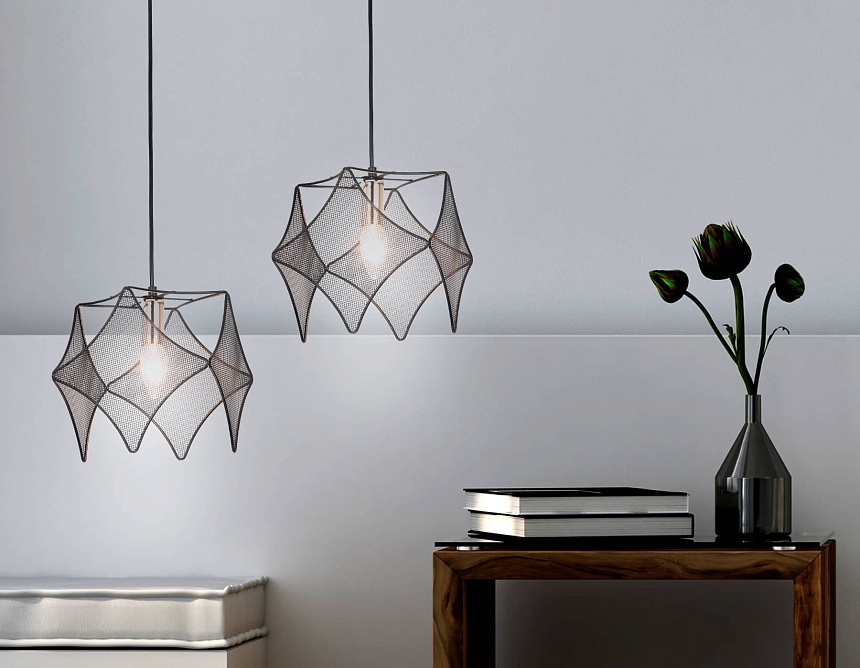 TR8421 BK/GD черный/золото E14 max 40W D285*1000