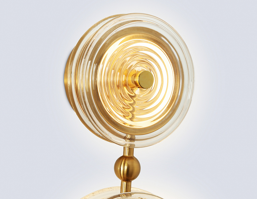 LH31118/2 BS/CL латунь/прозрачный 15W 3000K 200*90*390