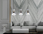 TR3407/3 BK/FGD/SM черный/золото/дымчатый E27/3 max 60W 550*135*1000