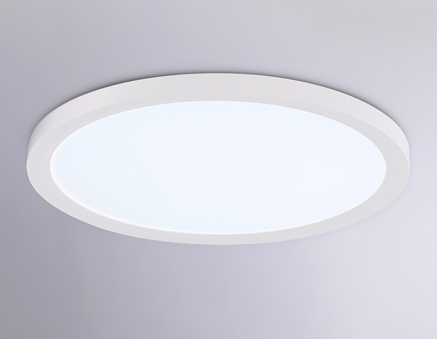 FZ1905 WH белый IP54 26W 3000K-6500K CCT-переключатель D370*25 (Без ПДУ)