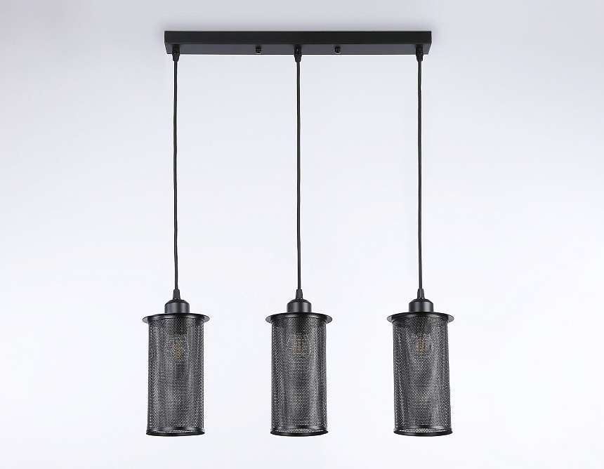 TR8164/3 BK черный E27*3 max 40W 580*102*1060