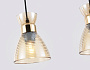 TR3404/3 BK/FGD/TI черный/золото/янтарь E27/3 max 60W 550*135*1000