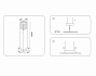 ST2582 BK/CL черный/прозрачный IP54 E27 max 40W 90*90*630