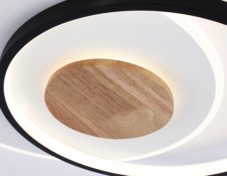 FL4789 WH/BK/WD белый/черный/дерево 54W 3000-6000K 460*365*45 (без ПДУ)