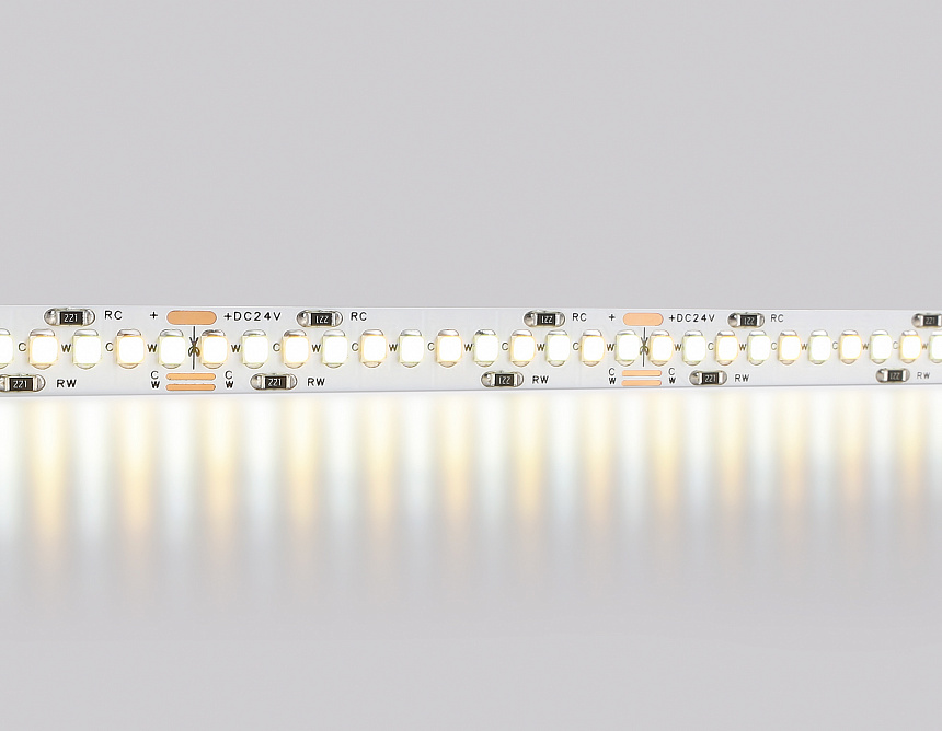 GS4151 2835 240Led/ 18W m/ 24V IP20 CCT 3000-6500K/5000*10*1.2mm (3 конт.) GS4151 2835 240Led/ 18W m/ 24V IP20 CCT 3000-6500K/5000*10*1.2mm (3 конт.)