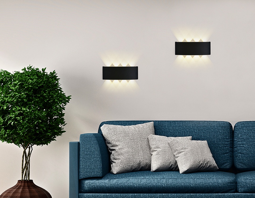 FW144 BK/S черный/песок LED 3000K 14W 220*80*45 FW144 BK/S черный/песок LED 3000K 14W 220*80*45