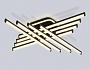 FL6262 BK черный 130W 3000K-6400K 810*810*130 (ПДУ ИК)