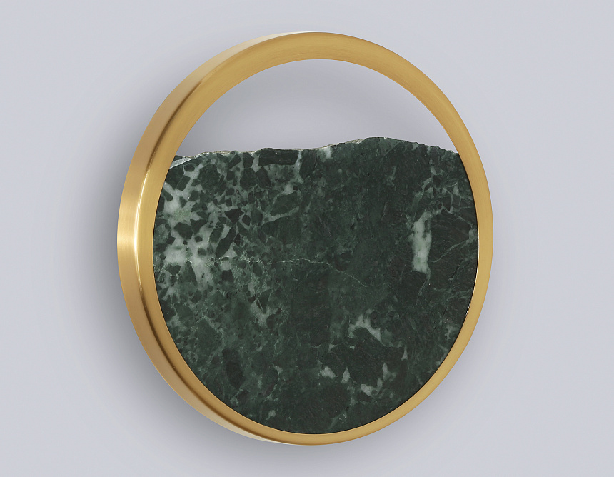 LH53611 BS/GN латунь/зеленый 9W 3000K D250*55