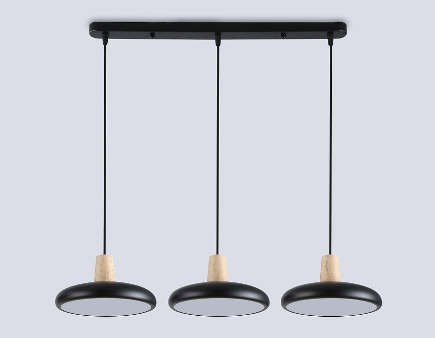 FL4841/3 BK/WD черный/дерево 72W 3000-6000K 550*200*800 (без ПДУ)