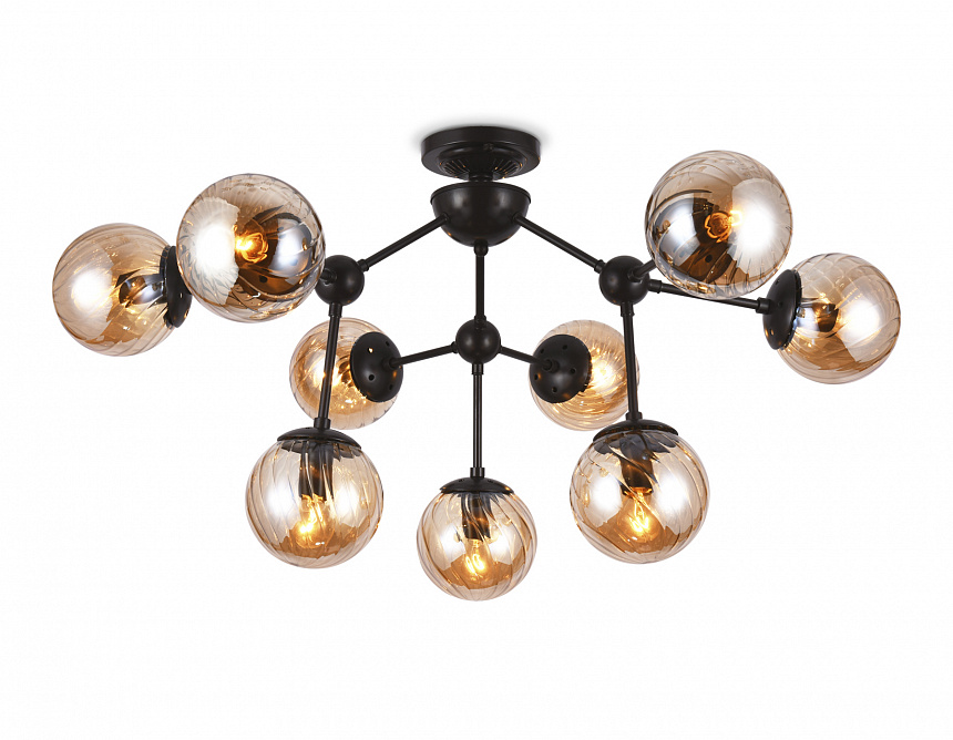 TR9018/9 DCF/TI темный кофе/янтарь E14 max 40W D830*440