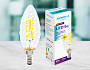 202126 Filament LED C35 6W E14 6400K (50W) 220-240V