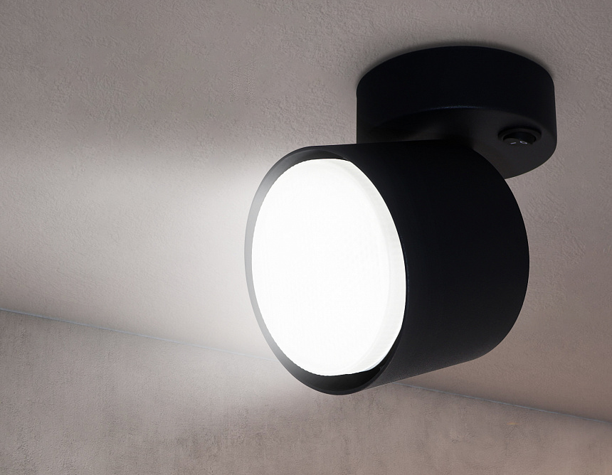 TA133 BK черный GX53 max 12W D79*134*D84