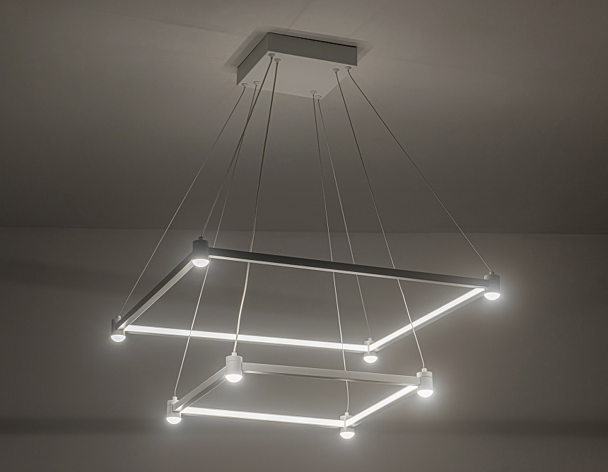 FL5595/2+8 WH белый 60W 3000K/4200K/6400K 600*600*1300 (без ПДУ)