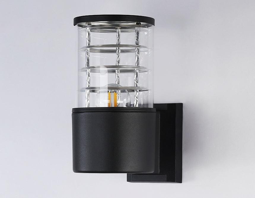 ST2522 BK/CL черный/прозрачный IP54 E27 max 11W 200*110*155