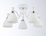 TR303305/5 WH/CH/FR белый/хром/белый матовый E27*5 max 60W D600*270