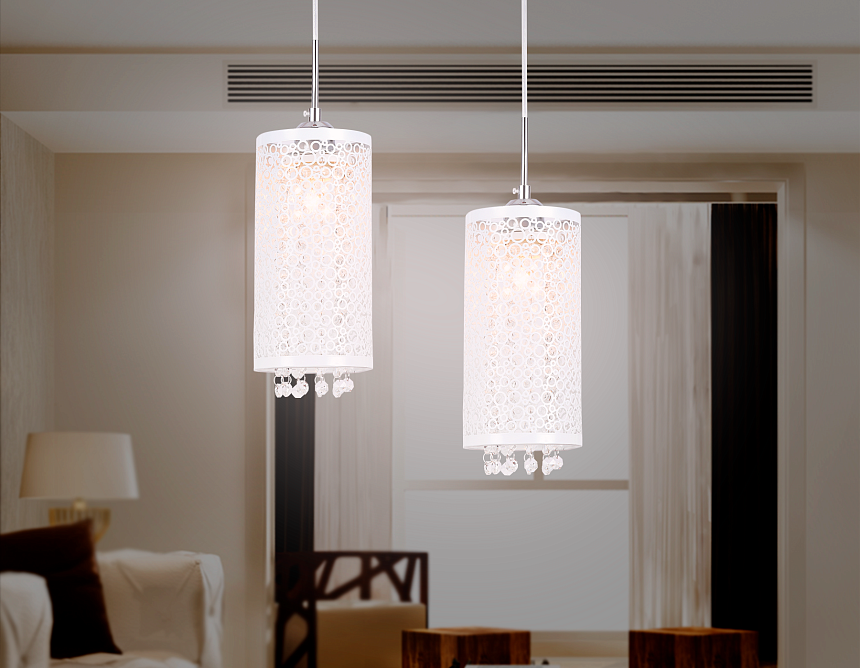 TR3636 CH/WH хром/белый E14 max 40W D130*1100