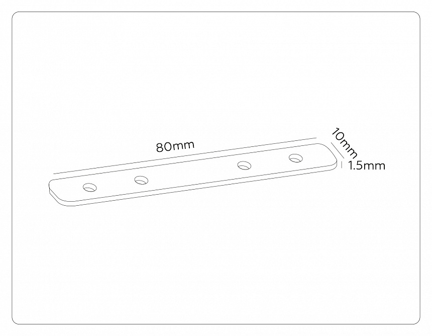 GL2005 AL алюминий 40*40*1,5