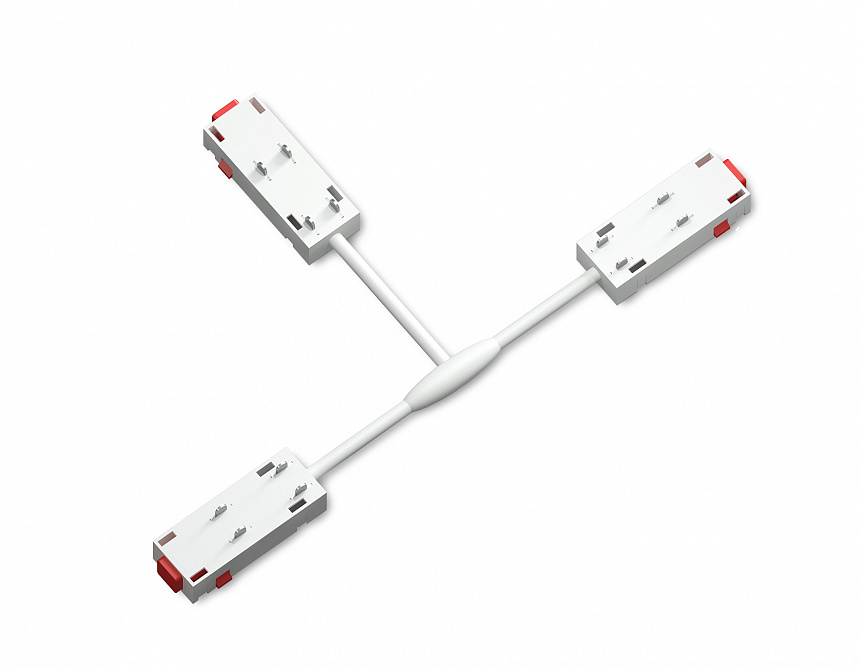 GL1113 WH белый коннектор питания T-образный для шинопровода Magnetic 220V 250*150*18