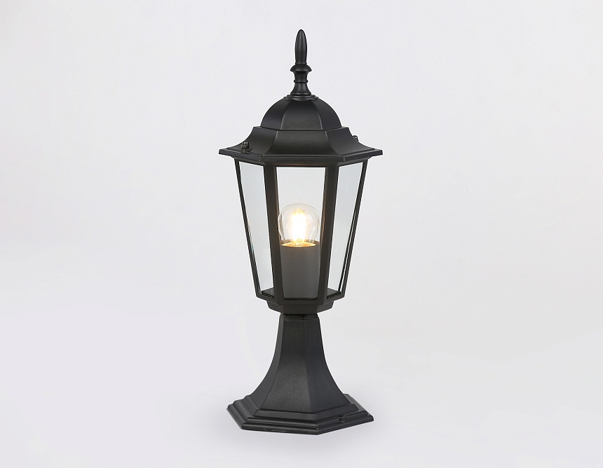 ST2023 BK/CL черный/прозрачный IP54 E27 max 40W D150*400 ST2023 BK/CL черный/прозрачный IP54 E27 max 40W D150*400