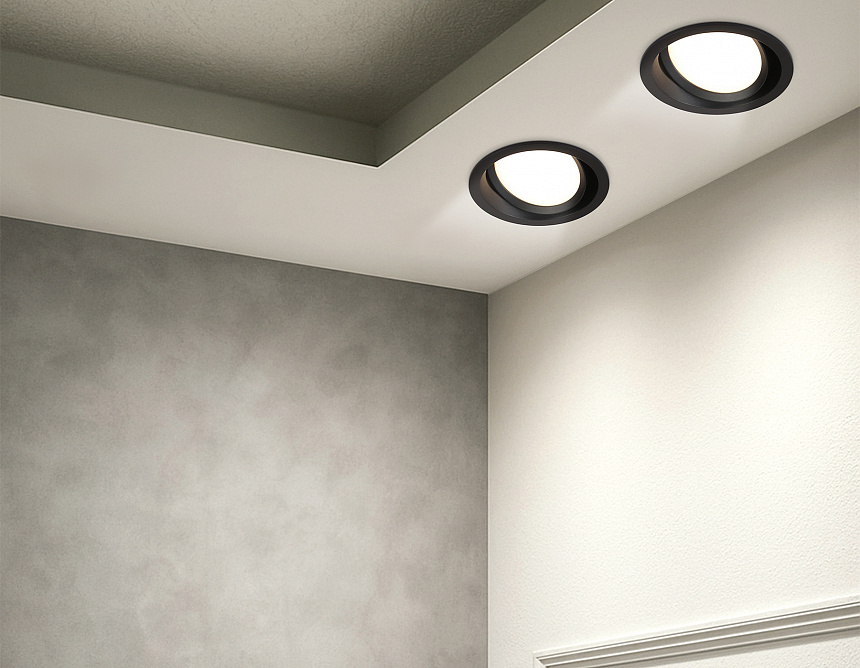 TN52231 BK черный IP20 GX53 D110*44