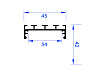 GP3070BK черный 2000*45*42