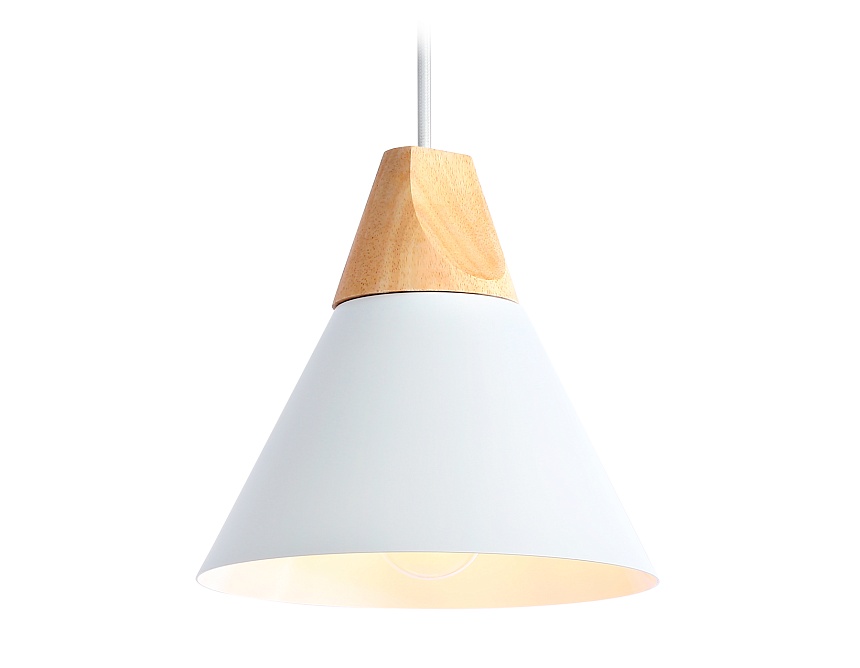 TR8195 WH/LW белый/светлое дерево E27 max 40W D230*935