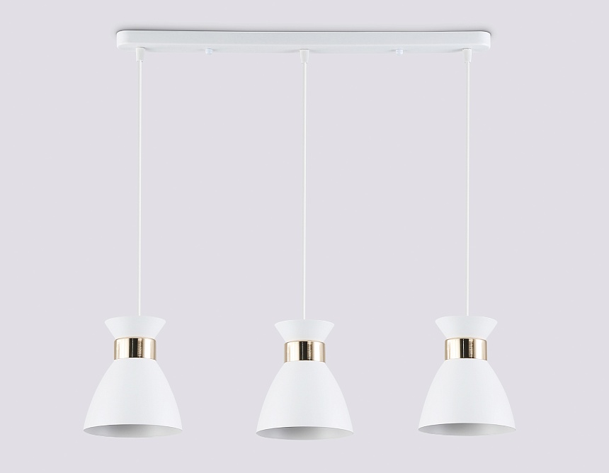 TR8466/3 WH/FGD белый/золото E27/3 max 60W 550*135*1000