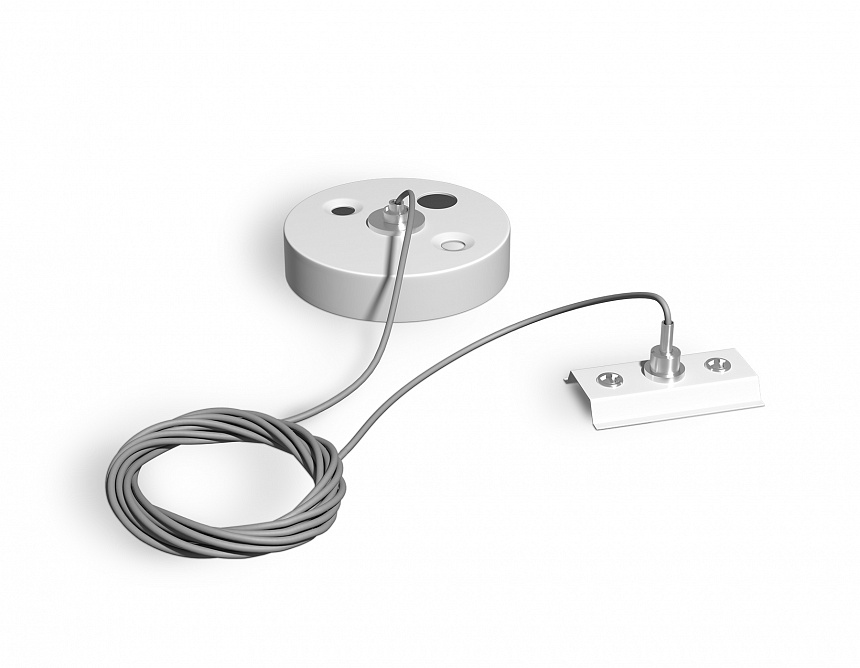 GL7191 WH белый подвес тросовый для однофазного шинопровода Standard 220V 1.5m