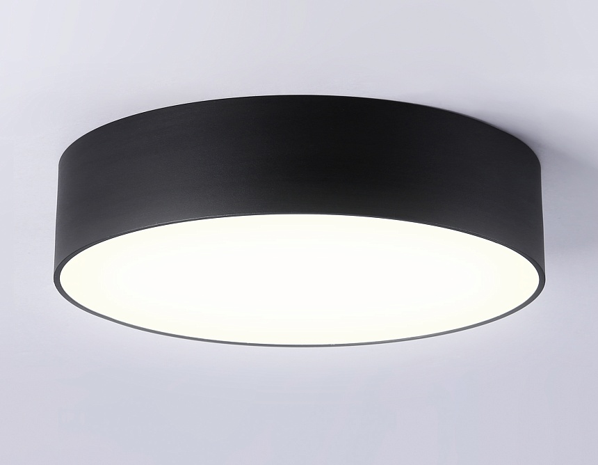 FV5521 BK черный LED 26W 3000K D220*58 (Без ПДУ) FV5521 BK черный LED 26W 3000K D220*58 (Без ПДУ)