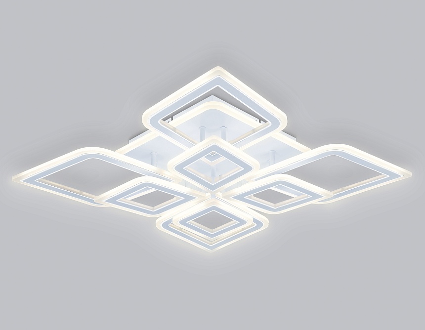 FA8911/4+4 WH/CH белый/хром 162W 3000K-6400K 560*560*120 (ПДУ РАДИО 2.4G) FA8911/4+4 WH/CH белый/хром 162W 3000K-6400K 560*560*120 (ПДУ РАДИО 2.4G)