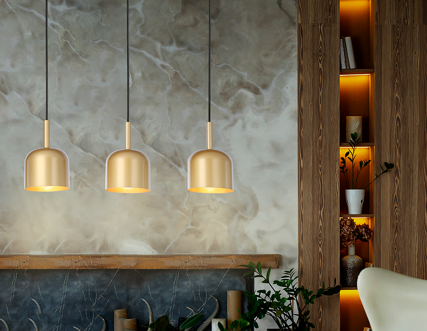 TR97118/3 GD/BK золото/черный E27*3 max 40W D130*113*1200