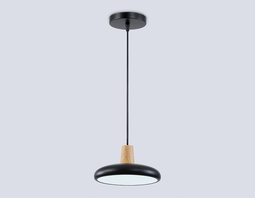 FL4839 BK/WD черный/дерево 24W 3000-6000K D200*800 (без ПДУ)