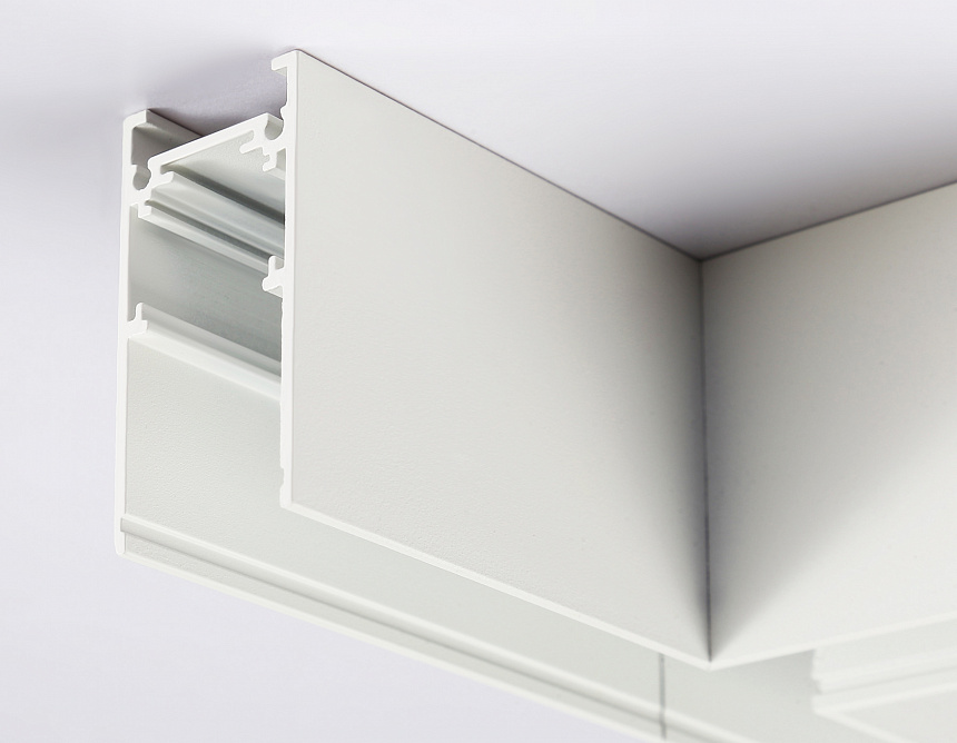 GL3373 WH белый коннектор T-образный для накладного шинопровода L170*85*53.7