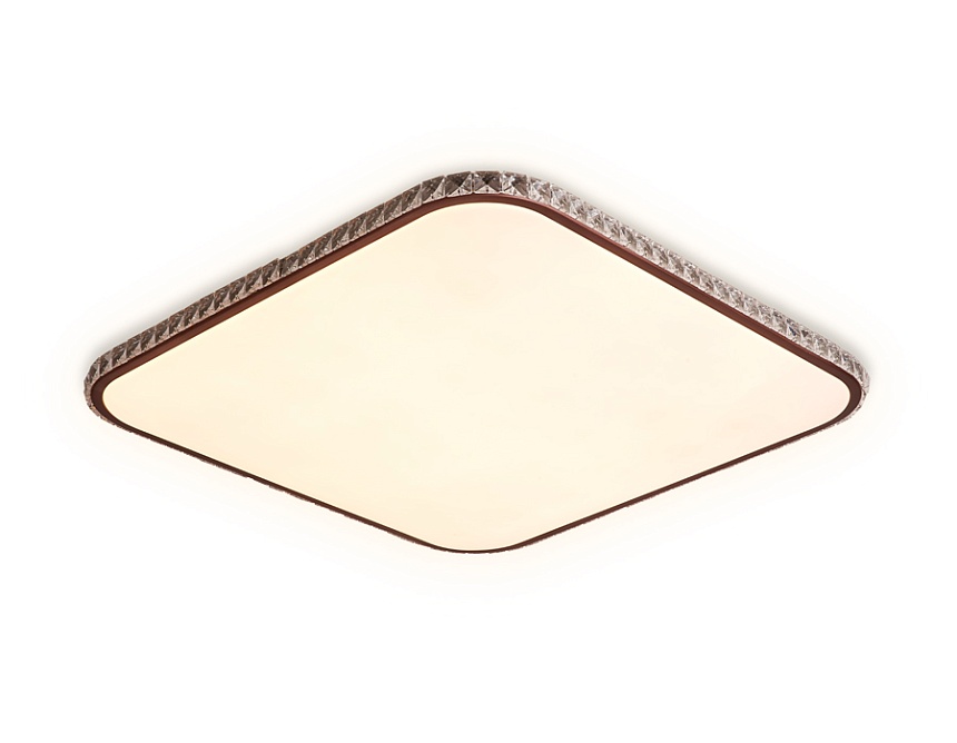 FF76 WH/CF белый/кофе 72W+30W 490*490*60 (ПДУ ИК) FF76 WH/CF белый/кофе 72W+30W 490*490*60 (ПДУ ИК)