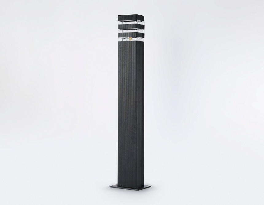 ST2588 BK/CL черный/прозрачный IP54 E27 max 40W 110*65*800 ST2588 BK/CL черный/прозрачный IP54 E27 max 40W 110*65*800