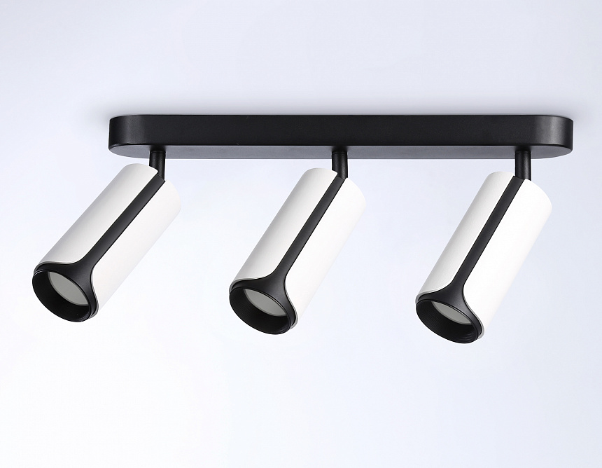 TN51603/3 WH/BK белый/черный GU10/3 380*60*195 TN51603/3 WH/BK белый/черный GU10/3 380*60*195