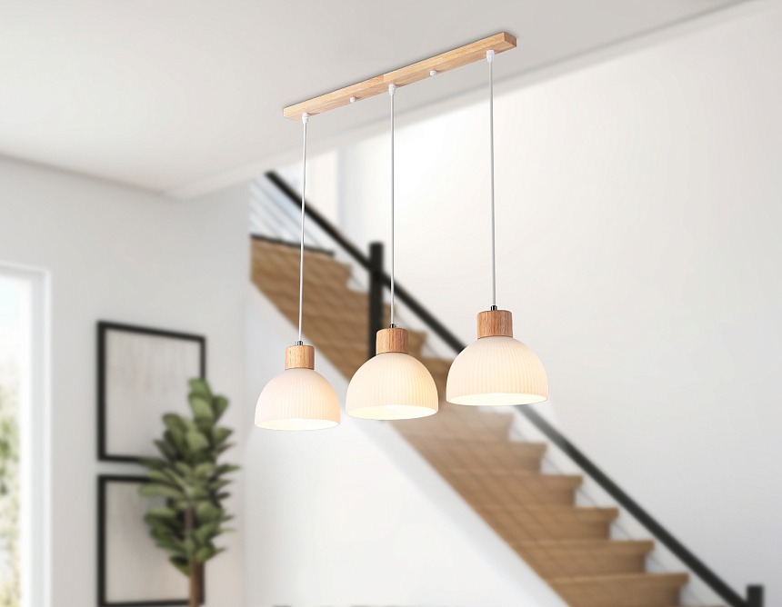 TR83135/3 LW/FR светлое дерево/белый матовый E27/3 max 40W 640*180*1040