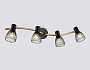 TR8662/4 BK/GD черный/золото E14/4 max 60W 760*100*170
