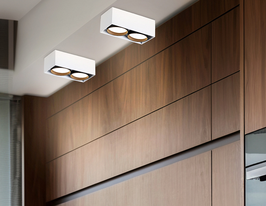 TN70872/2 WH/BK белый/черный GX53/2 max 12W 185*92*62