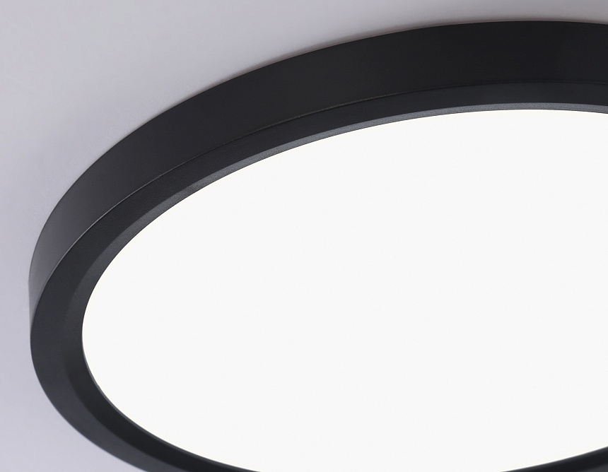 FZ1906 BK черный IP54 26W 3000K-6500K CCT-переключатель D370*25 (Без ПДУ)