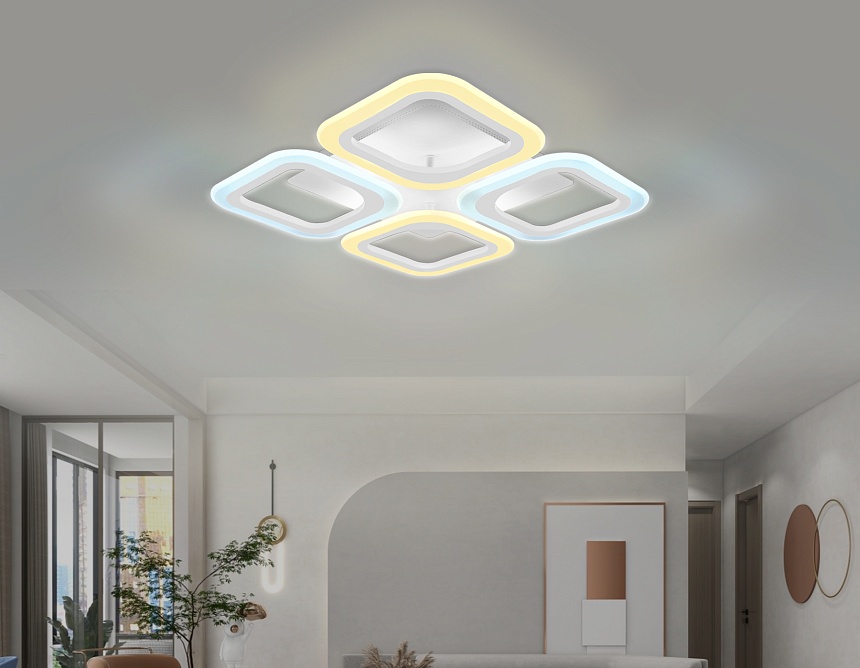 FA4371/4 WH белый 4200K/3000K+6400K/6400K+3000K 45W 345*345*75 (ПДУ ИК) FA4371/4 WH белый 4200K/3000K+6400K/6400K+3000K 45W 345*345*75 (ПДУ ИК)