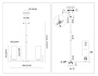 LH56057/5 BK/WH черный/белый E27*5 max 60W D600*750
